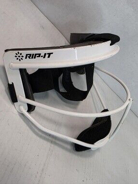 RIP-IT Defense Pro Adult Softball Mask White Protective Fielders Face Guard